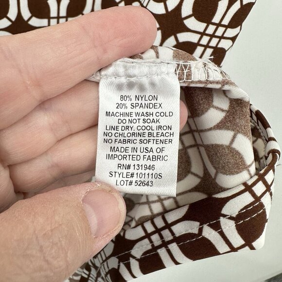 JUDE CONNALLY beth dress jude cloth sleeveless sundress tank a line brown S - Picture 6 of 6